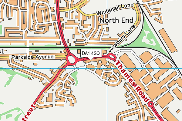 DA1 4SQ map - OS VectorMap District (Ordnance Survey) DA1 4SQ map - OS VectorMap District (Ordnance Survey)