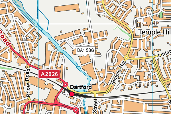 DA1 5BG map - OS VectorMap District (Ordnance Survey) DA1 5BG map - OS VectorMap District (Ordnance Survey)