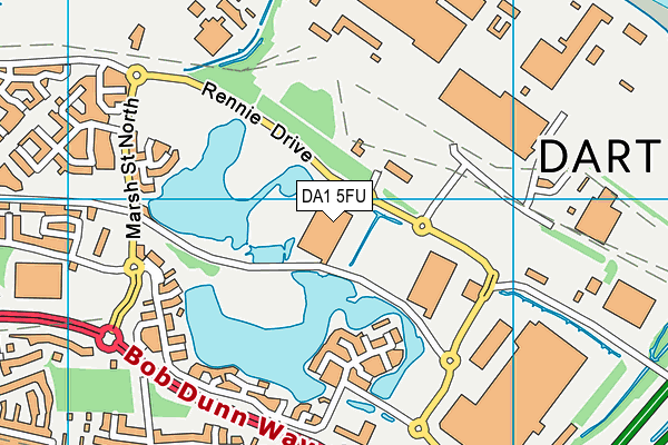 DA1 5FU map - OS VectorMap District (Ordnance Survey) DA1 5FU map - OS VectorMap District (Ordnance Survey)