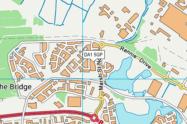 DA1 5GP map - OS VectorMap District (Ordnance Survey) DA1 5GP map - OS VectorMap District (Ordnance Survey)