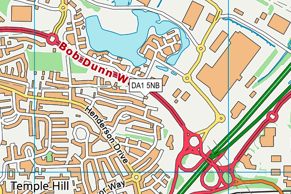 DA1 5NB map - OS VectorMap District (Ordnance Survey) DA1 5NB map - OS VectorMap District (Ordnance Survey)