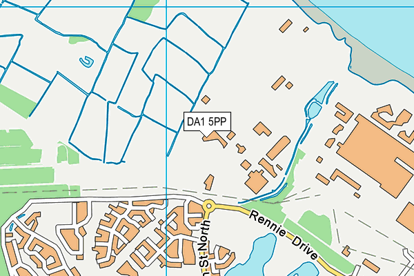 DA1 5PP map - OS VectorMap District (Ordnance Survey) DA1 5PP map - OS VectorMap District (Ordnance Survey)