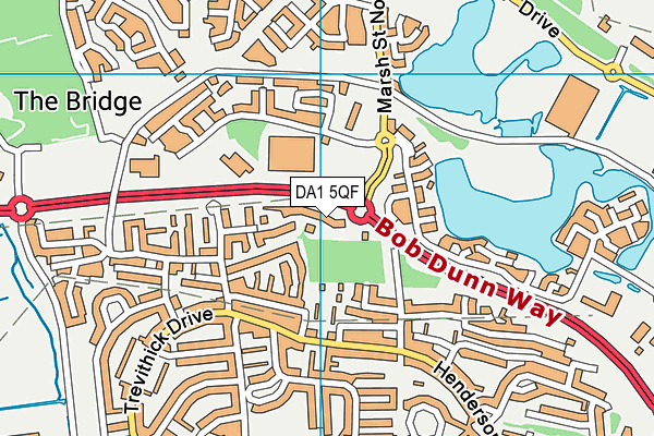 DA1 5QF map - OS VectorMap District (Ordnance Survey) DA1 5QF map - OS VectorMap District (Ordnance Survey)