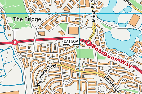 DA1 5QP map - OS VectorMap District (Ordnance Survey) DA1 5QP map - OS VectorMap District (Ordnance Survey)