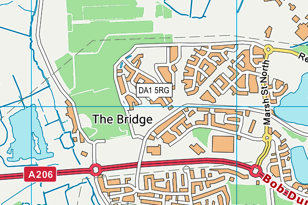 DA1 5RG map - OS VectorMap District (Ordnance Survey) DA1 5RG map - OS VectorMap District (Ordnance Survey)