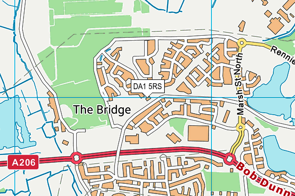DA1 5RS map - OS VectorMap District (Ordnance Survey) DA1 5RS map - OS VectorMap District (Ordnance Survey)