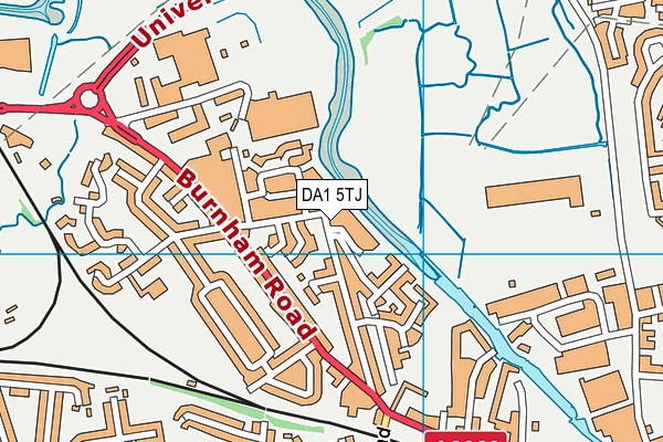 DA1 5TJ map - OS VectorMap District (Ordnance Survey) DA1 5TJ map - OS VectorMap District (Ordnance Survey)