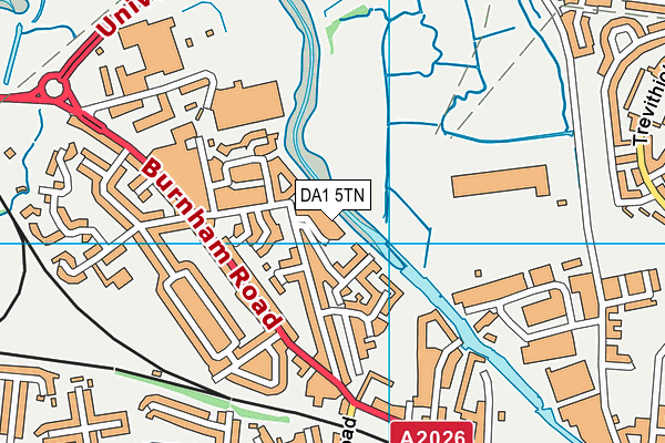 DA1 5TN map - OS VectorMap District (Ordnance Survey) DA1 5TN map - OS VectorMap District (Ordnance Survey)