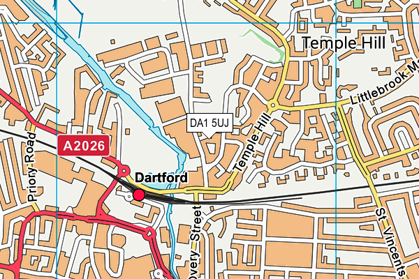 DA1 5UJ map - OS VectorMap District (Ordnance Survey) DA1 5UJ map - OS VectorMap District (Ordnance Survey)