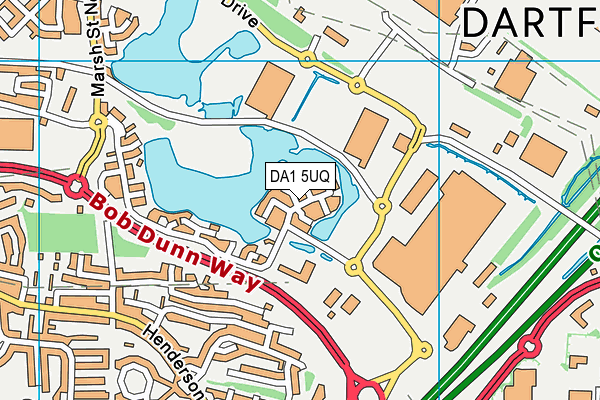 DA1 5UQ map - OS VectorMap District (Ordnance Survey) DA1 5UQ map - OS VectorMap District (Ordnance Survey)