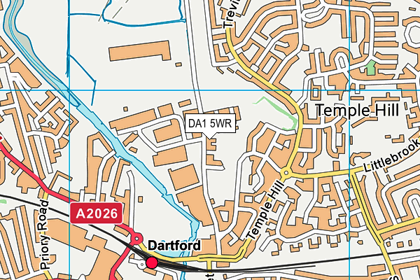 DA1 5WR map - OS VectorMap District (Ordnance Survey) DA1 5WR map - OS VectorMap District (Ordnance Survey)