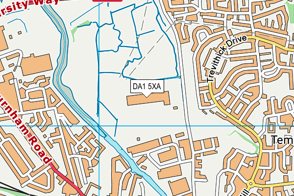 DA1 5XA map - OS VectorMap District (Ordnance Survey) DA1 5XA map - OS VectorMap District (Ordnance Survey)