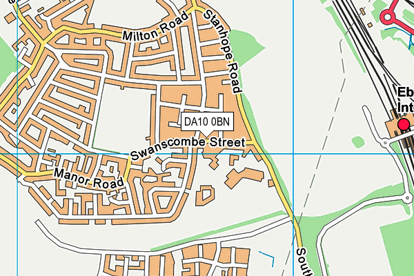 DA10 0BN map - OS VectorMap District (Ordnance Survey) DA10 0BN map - OS VectorMap District (Ordnance Survey)