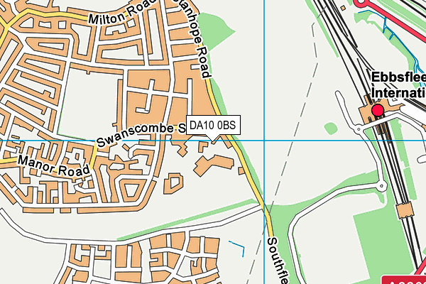 DA10 0BS map - OS VectorMap District (Ordnance Survey) DA10 0BS map - OS VectorMap District (Ordnance Survey)