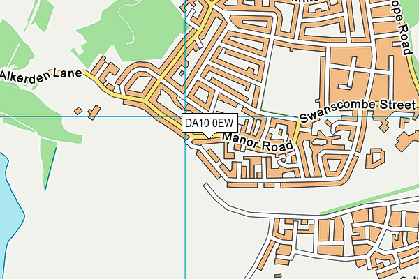 DA10 0EW map - OS VectorMap District (Ordnance Survey) DA10 0EW map - OS VectorMap District (Ordnance Survey)