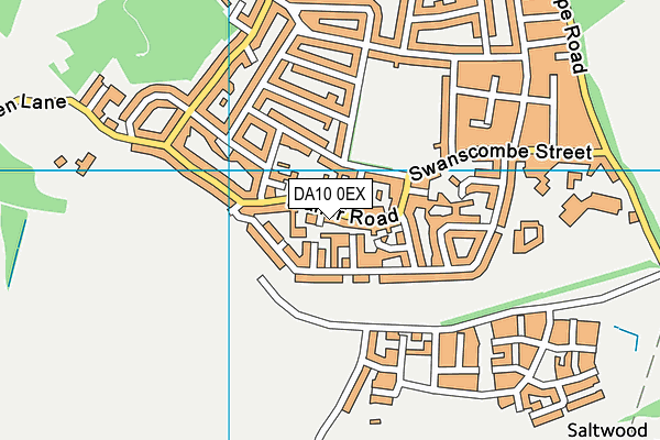 DA10 0EX map - OS VectorMap District (Ordnance Survey) DA10 0EX map - OS VectorMap District (Ordnance Survey)