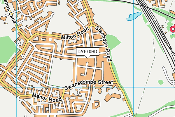 DA10 0HD map - OS VectorMap District (Ordnance Survey) DA10 0HD map - OS VectorMap District (Ordnance Survey)