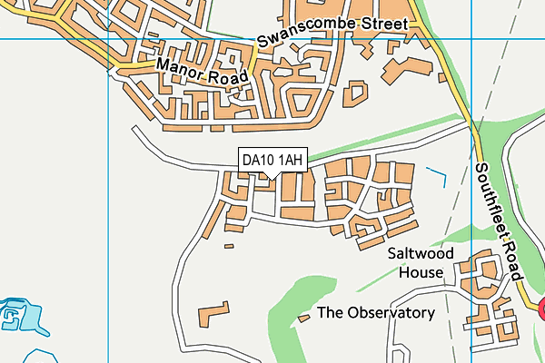 DA10 1AH map - OS VectorMap District (Ordnance Survey) DA10 1AH map - OS VectorMap District (Ordnance Survey)