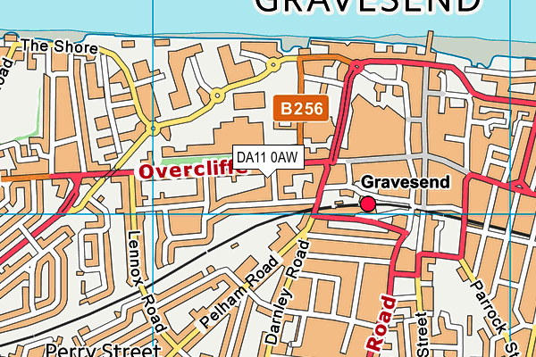 DA11 0AW map - OS VectorMap District (Ordnance Survey) DA11 0AW map - OS VectorMap District (Ordnance Survey)