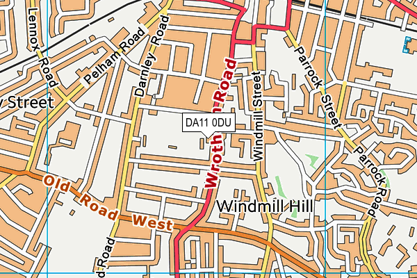 DA11 0DU map - OS VectorMap District (Ordnance Survey) DA11 0DU map - OS VectorMap District (Ordnance Survey)