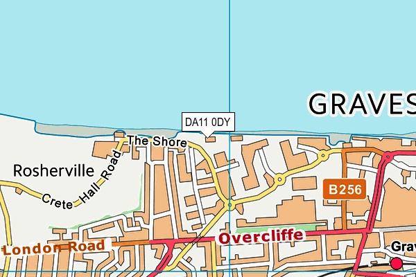 DA11 0DY map - OS VectorMap District (Ordnance Survey) DA11 0DY map - OS VectorMap District (Ordnance Survey)
