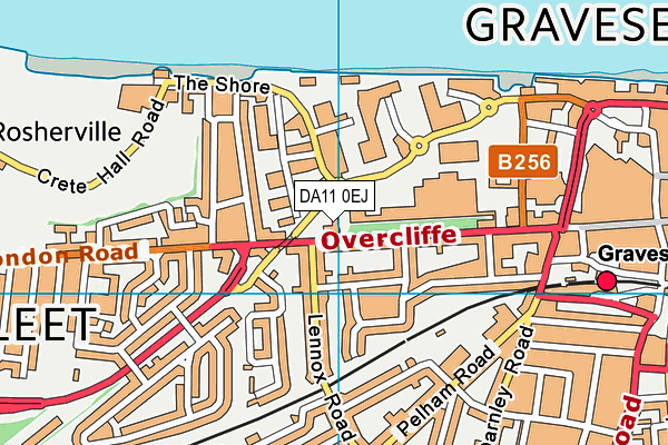 DA11 0EJ map - OS VectorMap District (Ordnance Survey) DA11 0EJ map - OS VectorMap District (Ordnance Survey)