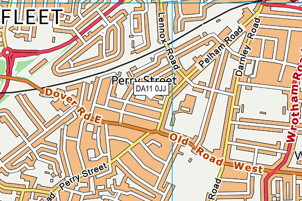 DA11 0JJ map - OS VectorMap District (Ordnance Survey) DA11 0JJ map - OS VectorMap District (Ordnance Survey)