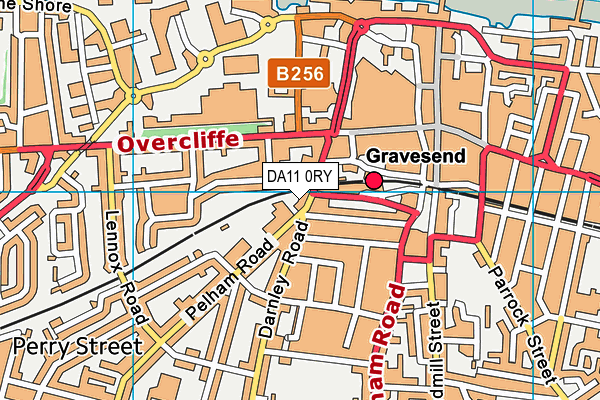 DA11 0RY map - OS VectorMap District (Ordnance Survey) DA11 0RY map - OS VectorMap District (Ordnance Survey)