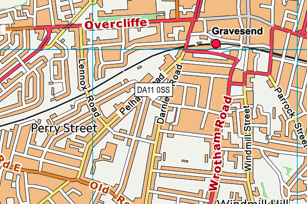 DA11 0SS map - OS VectorMap District (Ordnance Survey) DA11 0SS map - OS VectorMap District (Ordnance Survey)