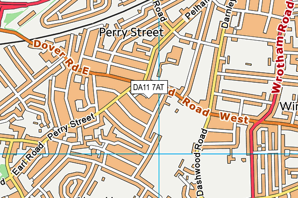 DA11 7AT map - OS VectorMap District (Ordnance Survey) DA11 7AT map - OS VectorMap District (Ordnance Survey)