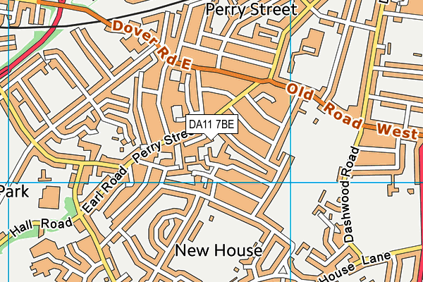 DA11 7BE map - OS VectorMap District (Ordnance Survey) DA11 7BE map - OS VectorMap District (Ordnance Survey)