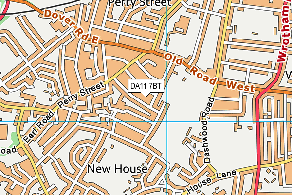 DA11 7BT map - OS VectorMap District (Ordnance Survey) DA11 7BT map - OS VectorMap District (Ordnance Survey)