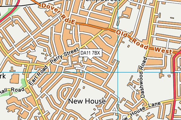 DA11 7BX map - OS VectorMap District (Ordnance Survey) DA11 7BX map - OS VectorMap District (Ordnance Survey)