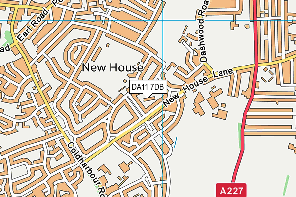 DA11 7DB map - OS VectorMap District (Ordnance Survey) DA11 7DB map - OS VectorMap District (Ordnance Survey)