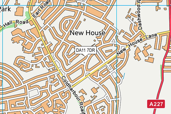 DA11 7DR map - OS VectorMap District (Ordnance Survey) DA11 7DR map - OS VectorMap District (Ordnance Survey)