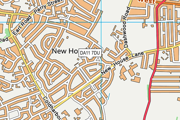 DA11 7DU map - OS VectorMap District (Ordnance Survey) DA11 7DU map - OS VectorMap District (Ordnance Survey)