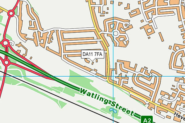 DA11 7FA map - OS VectorMap District (Ordnance Survey) DA11 7FA map - OS VectorMap District (Ordnance Survey)