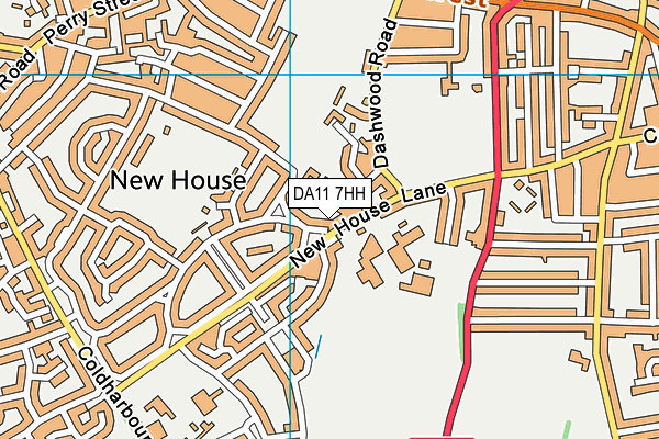 DA11 7HH map - OS VectorMap District (Ordnance Survey) DA11 7HH map - OS VectorMap District (Ordnance Survey)
