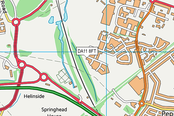 DA11 8FT map - OS VectorMap District (Ordnance Survey) DA11 8FT map - OS VectorMap District (Ordnance Survey)