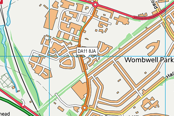 DA11 8JA map - OS VectorMap District (Ordnance Survey) DA11 8JA map - OS VectorMap District (Ordnance Survey)