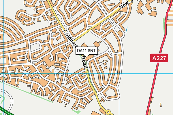 DA11 8NT map - OS VectorMap District (Ordnance Survey) DA11 8NT map - OS VectorMap District (Ordnance Survey)
