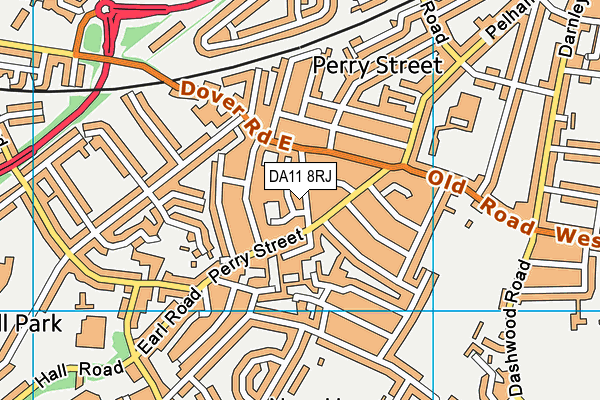 DA11 8RJ map - OS VectorMap District (Ordnance Survey) DA11 8RJ map - OS VectorMap District (Ordnance Survey)
