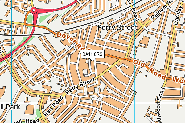 DA11 8RS map - OS VectorMap District (Ordnance Survey) DA11 8RS map - OS VectorMap District (Ordnance Survey)