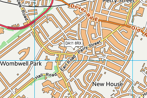 DA11 8RX map - OS VectorMap District (Ordnance Survey) DA11 8RX map - OS VectorMap District (Ordnance Survey)