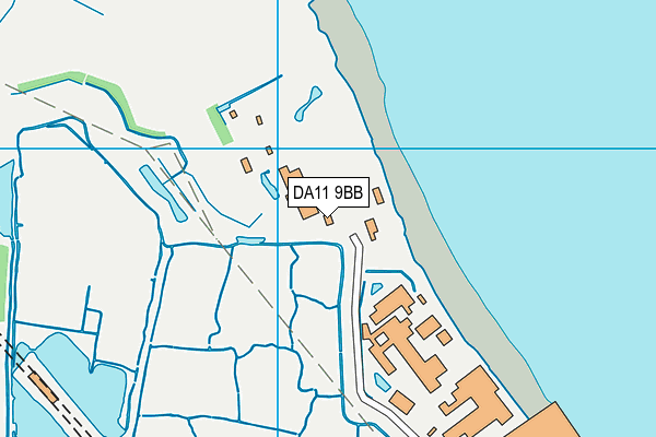 DA11 9BB map - OS VectorMap District (Ordnance Survey) DA11 9BB map - OS VectorMap District (Ordnance Survey)