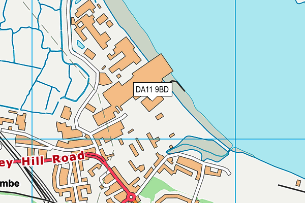 DA11 9BD map - OS VectorMap District (Ordnance Survey) DA11 9BD map - OS VectorMap District (Ordnance Survey)