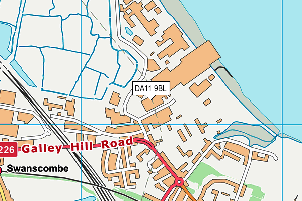 DA11 9BL map - OS VectorMap District (Ordnance Survey) DA11 9BL map - OS VectorMap District (Ordnance Survey)