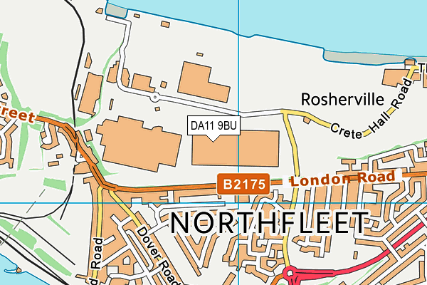 DA11 9BU map - OS VectorMap District (Ordnance Survey) DA11 9BU map - OS VectorMap District (Ordnance Survey)