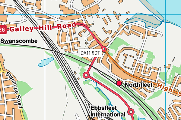 DA11 9DT map - OS VectorMap District (Ordnance Survey) DA11 9DT map - OS VectorMap District (Ordnance Survey)