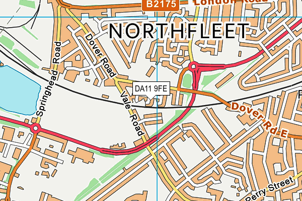 DA11 9FE map - OS VectorMap District (Ordnance Survey) DA11 9FE map - OS VectorMap District (Ordnance Survey)
